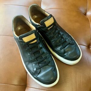 Allen Edmonds Oliver stretch-lace sneakers leather no-tie sharp!